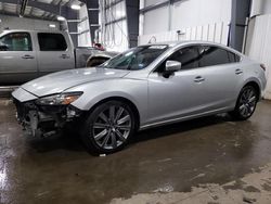 Salvage cars for sale at Ham Lake, MN auction: 2018 Mazda 6 Touring