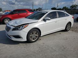 Salvage cars for sale from Copart Homestead, FL: 2017 Hyundai Sonata SE