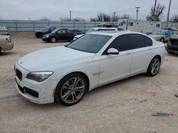 Salvage cars for sale from Copart Oklahoma City, OK: 2015 BMW 740 I