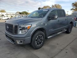 Salvage cars for sale from Copart Sacramento, CA: 2017 Nissan Titan SV