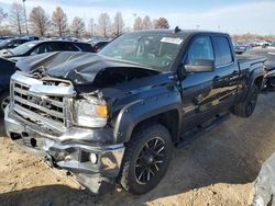 Salvage cars for sale from Copart Cahokia Heights, IL: 2015 GMC Sierra K1500 SLE