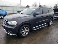 Salvage cars for sale at Littleton, CO auction: 2016 Dodge Durango Limited