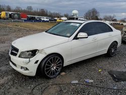 Mercedes-Benz c 300 4matic salvage cars for sale: 2009 Mercedes-Benz C 300 4matic