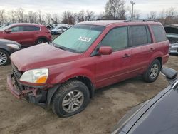 Honda salvage cars for sale: 2004 Honda Pilot EXL