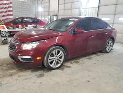 Salvage cars for sale from Copart Columbia, MO: 2015 Chevrolet Cruze LTZ