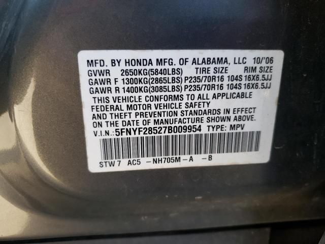 2007 Honda Pilot EXL