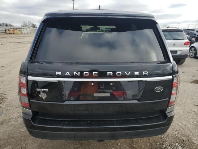 2016 Land Rover Range Rover HSE