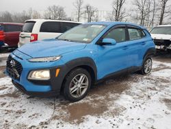 Salvage cars for sale at Central Square, NY auction: 2019 Hyundai Kona SE