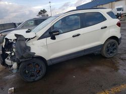 Salvage cars for sale from Copart Woodhaven, MI: 2021 Ford Ecosport SES