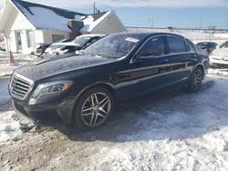 Salvage cars for sale at Northfield, OH auction: 2015 Mercedes-Benz S 550 4matic