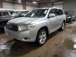 Toyota salvage cars for sale: 2008 Toyota Highlander Limited