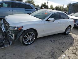Salvage cars for sale from Copart Midway, FL: 2016 Mercedes-Benz C 300 4matic