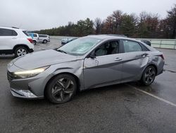 Salvage cars for sale from Copart Brookhaven, NY: 2021 Hyundai Elantra Limited