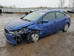 KIA Forte LX salvage cars for sale: 2017 KIA Forte LX