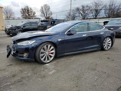 Salvage cars for sale at Moraine, OH auction: 2014 Tesla Model S