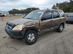 Salvage cars for sale at Greenwell Springs, LA auction: 2004 Honda CR-V LX