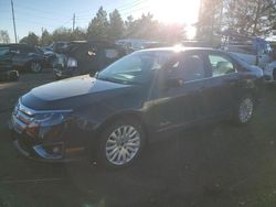 Salvage cars for sale at Denver, CO auction: 2010 Ford Fusion Hybrid