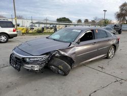 Honda Accord LX salvage cars for sale: 2019 Honda Accord LX