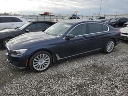 Salvage cars for sale at Cahokia Heights, IL auction: 2016 BMW 740 I