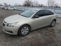 Salvage cars for sale from Copart London, ON: 2013 Chevrolet Cruze LS