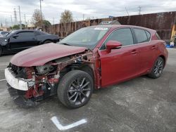 Salvage cars for sale from Copart Wilmington, CA: 2012 Lexus CT 200