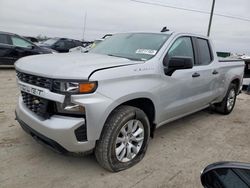 Salvage vehicles for parts for sale at auction: 2021 Chevrolet Silverado C1500 Custom