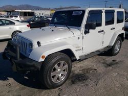 Jeep salvage cars for sale: 2012 Jeep Wrangler Unlimited Sahara