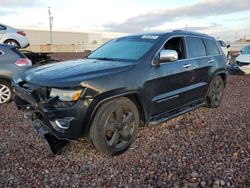 Jeep Grand Cherokee Overland salvage cars for sale: 2014 Jeep Grand Cherokee Overland