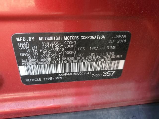 2019 Mitsubishi Outlander Sport SE