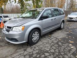 Salvage cars for sale at Portland, OR auction: 2016 Dodge Grand Caravan SE