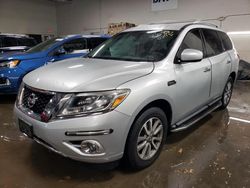 Salvage cars for sale at Elgin, IL auction: 2013 Nissan Pathfinder S