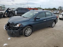 Salvage cars for sale at Homestead, FL auction: 2016 Nissan Sentra S