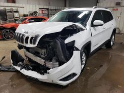 Salvage cars for sale from Copart Elgin, IL: 2019 Jeep Cherokee Latitude