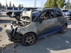 Salvage cars for sale from Copart Rancho Cucamonga, CA: 2012 Fiat 500 Sport
