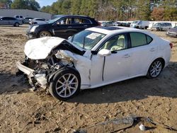 Salvage cars for sale at Seaford, DE auction: 2012 Lexus IS 250