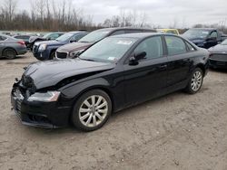 Salvage cars for sale from Copart Leroy, NY: 2013 Audi A4 Premium