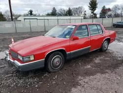 Salvage cars for sale at Chalfont, PA auction: 1989 Cadillac Deville