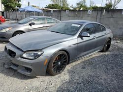 Vehiculos salvage en venta de Copart Opa Locka, FL: 2014 BMW 650 I Gran Coupe