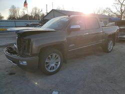 Salvage trucks for sale at Wichita, KS auction: 2014 Chevrolet Silverado K1500 High Country