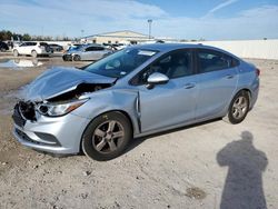 Chevrolet Cruze LS salvage cars for sale: 2017 Chevrolet Cruze LS