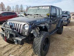 Jeep salvage cars for sale: 2017 Jeep Wrangler Unlimited Sport