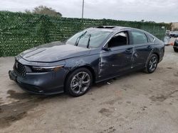 Salvage cars for sale at Apopka, FL auction: 2024 Honda Accord EX