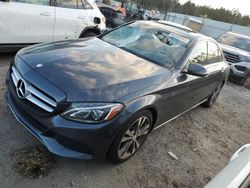 Salvage cars for sale at Harleyville, SC auction: 2016 Mercedes-Benz C300