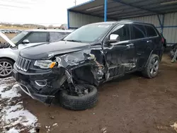 Jeep Vehiculos salvage en venta: 2015 Jeep Grand Cherokee Overland