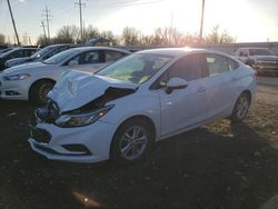 Salvage cars for sale from Copart Columbus, OH: 2018 Chevrolet Cruze LT