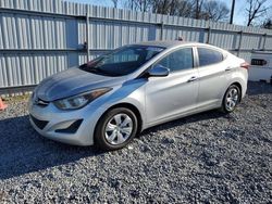 Salvage cars for sale at Gastonia, NC auction: 2016 Hyundai Elantra SE