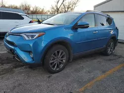 Vehiculos salvage en venta de Copart Wichita, KS: 2018 Toyota Rav4 HV Limited