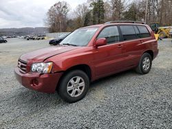 Toyota salvage cars for sale: 2002 Toyota Highlander