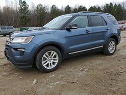 Ford salvage cars for sale: 2018 Ford Explorer XLT