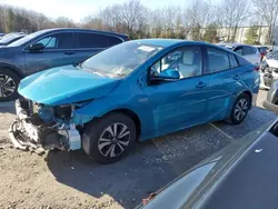 Salvage cars for sale at North Billerica, MA auction: 2017 Toyota Prius Prime